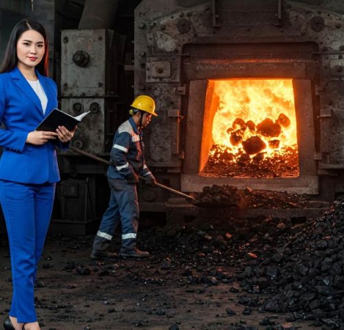 Lò đốt than ghi tĩnh công suất nhỏ trong xưởng chế biến nông sản