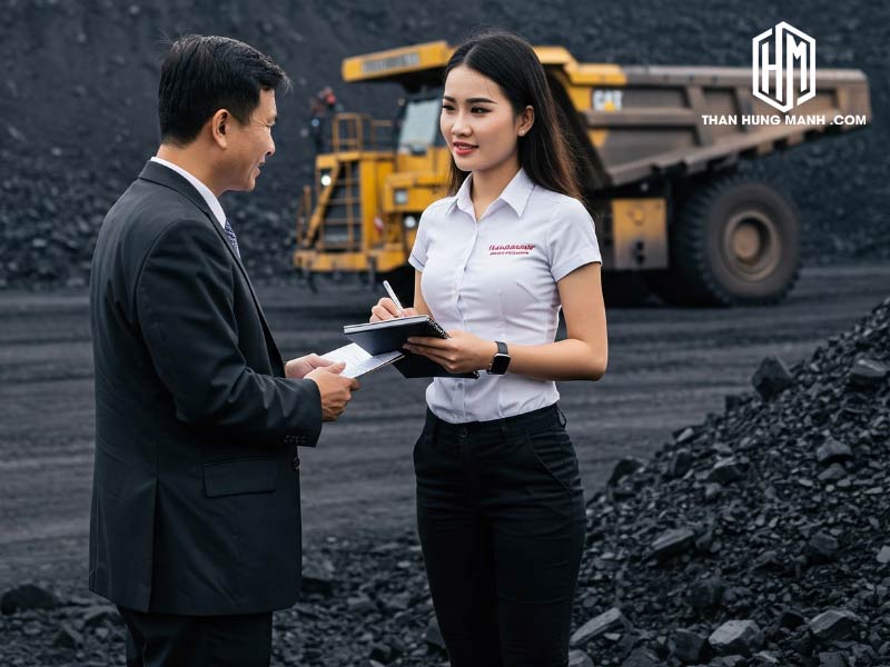 Hình ảnh minh họa mỏ than đá dành cho lò đốt hơi 