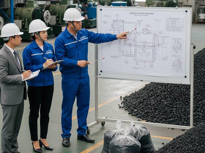 Đội ngũ chuyên gia tư vấn khách hàng than đốt lò hơi